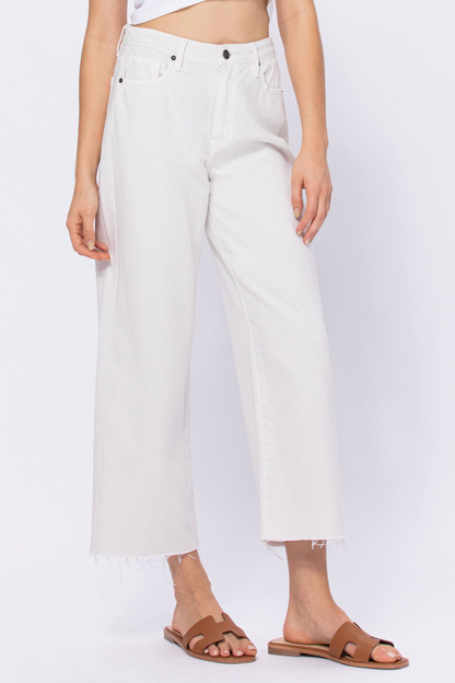 Hidden 27" Nori Wide Leg- Sea Salt