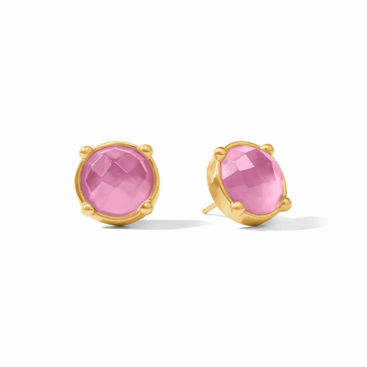 Honey Stud-Iridescent Tourmaline Pink
