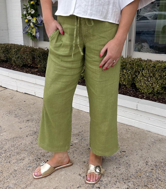 KUT Kate Wide Leg-Celery