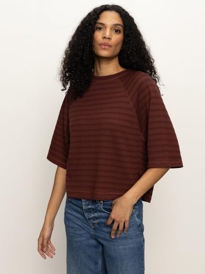 Boxy Raglan Tee- Chicory