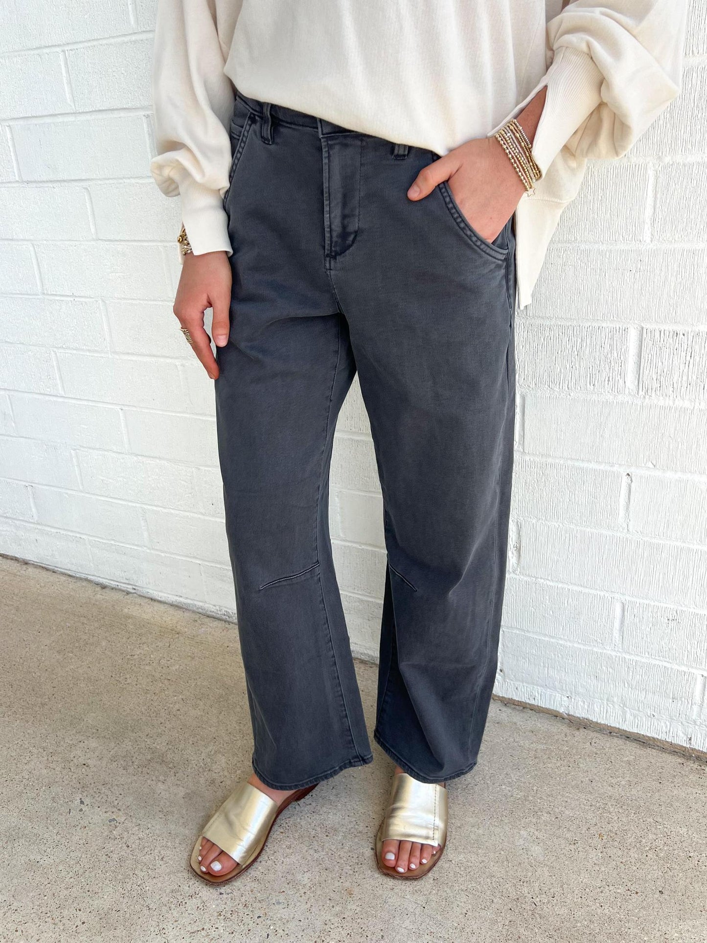 Lasso Denim- Charcoal