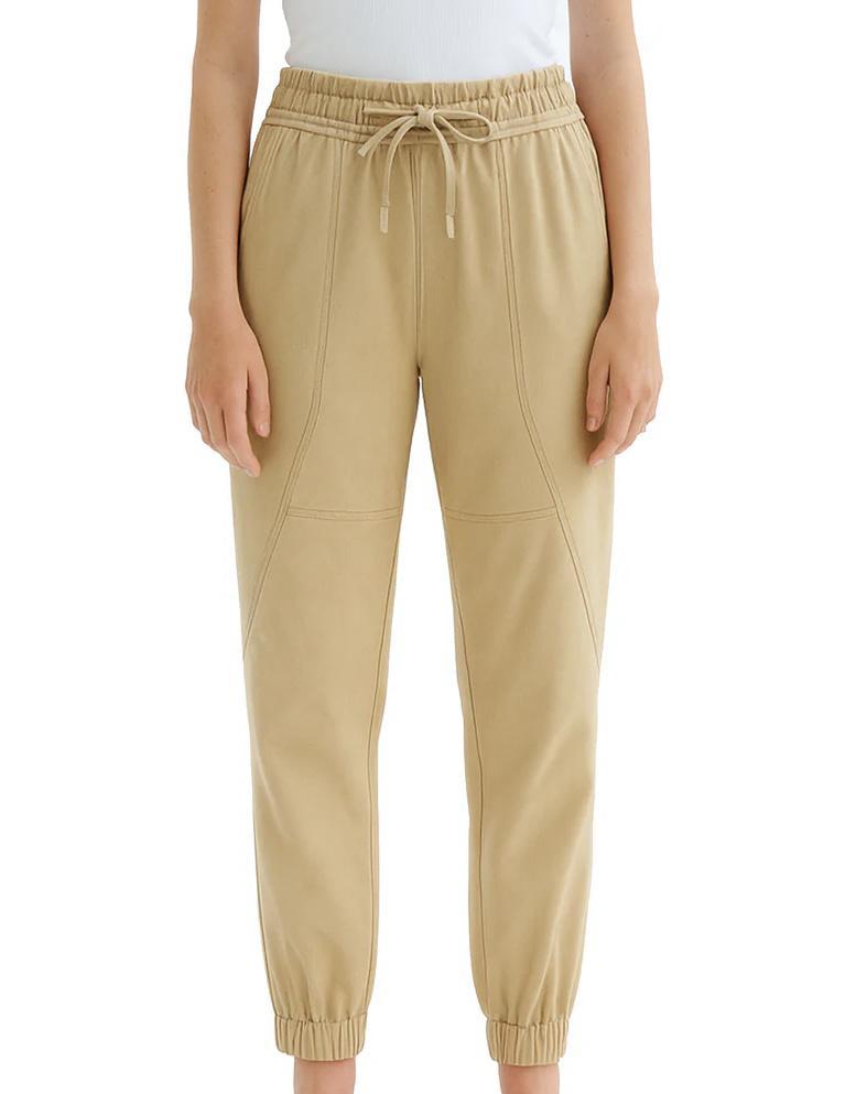 Melissa Nepton Myrtle Pant- Cream Suede