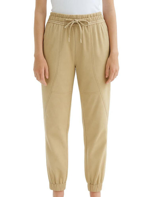 Melissa Nepton Myrtle Pant- Cream Suede