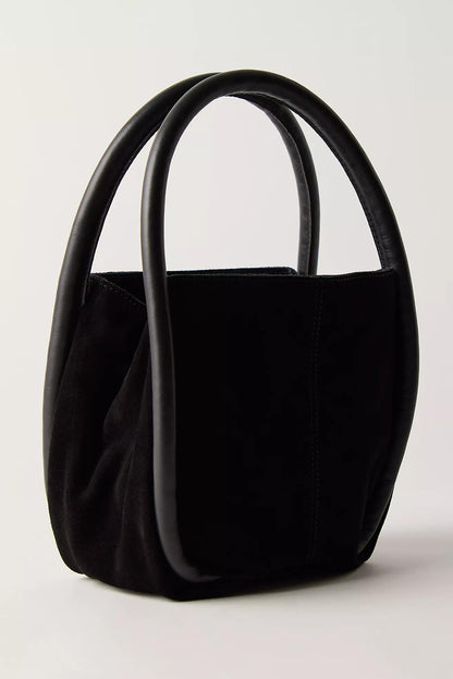 Free People Barlow Bucket Bag- Black