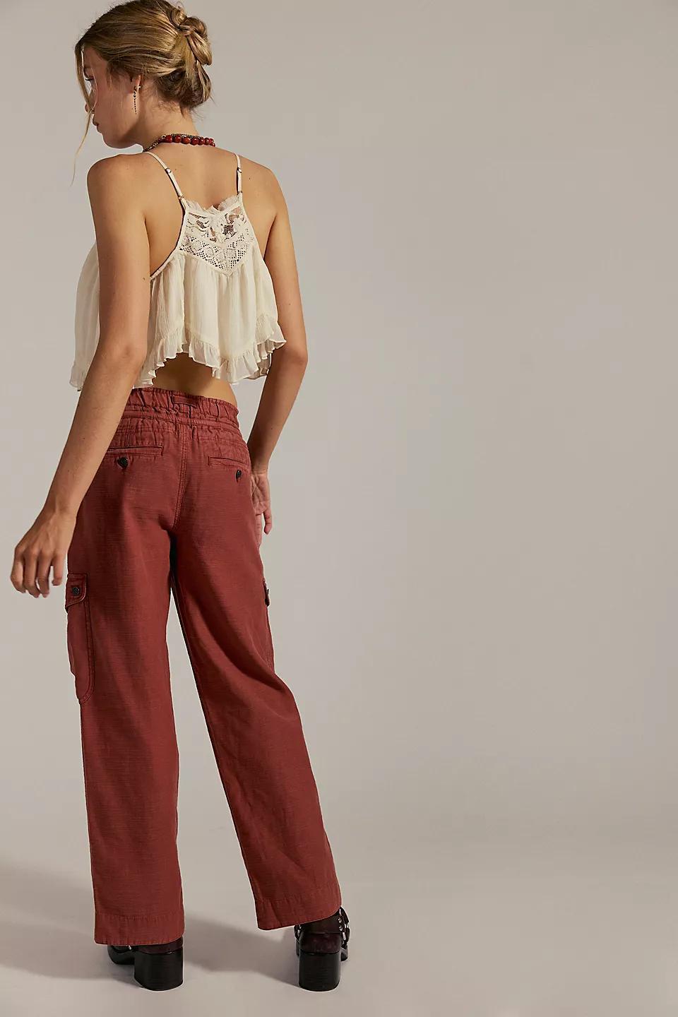 Free People Park Ave Pant- Spiced Rum