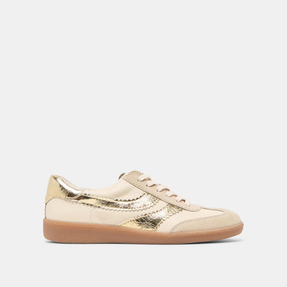 Dolce Vita Merit Sneaker-White/Gold