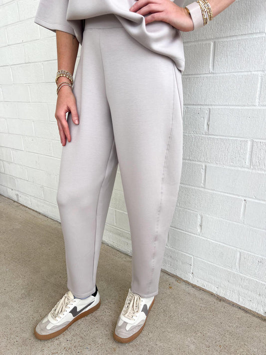 AirEssentials Barrel Pant- French Grey