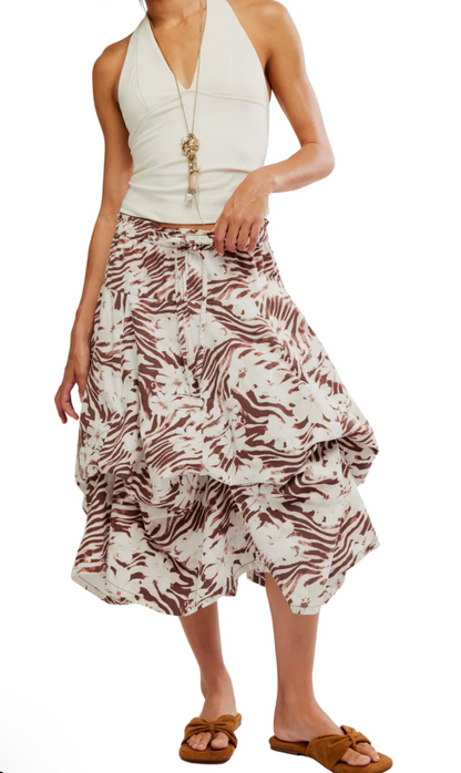 Zephyr Convertible Skirt- Chocolate Combo