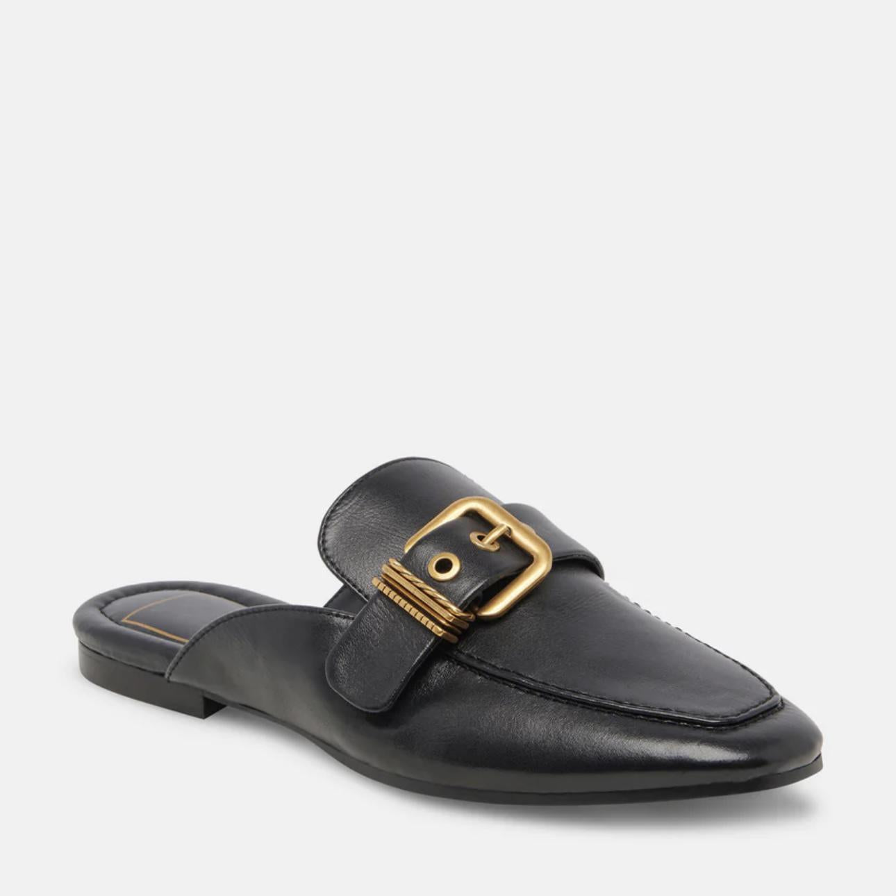 Santel Black Mules