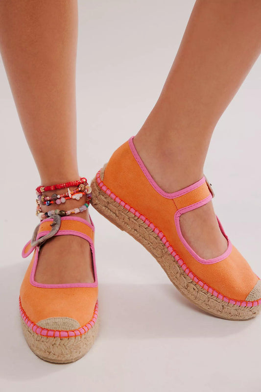 Sale!!!!!Surfside Mary Jane- Orange Crush