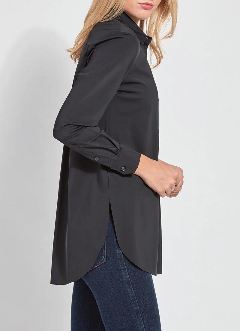 Lysse Schiffer Button Down- Black