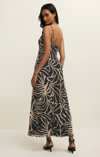 Charisma Tova Palm Midi Dress