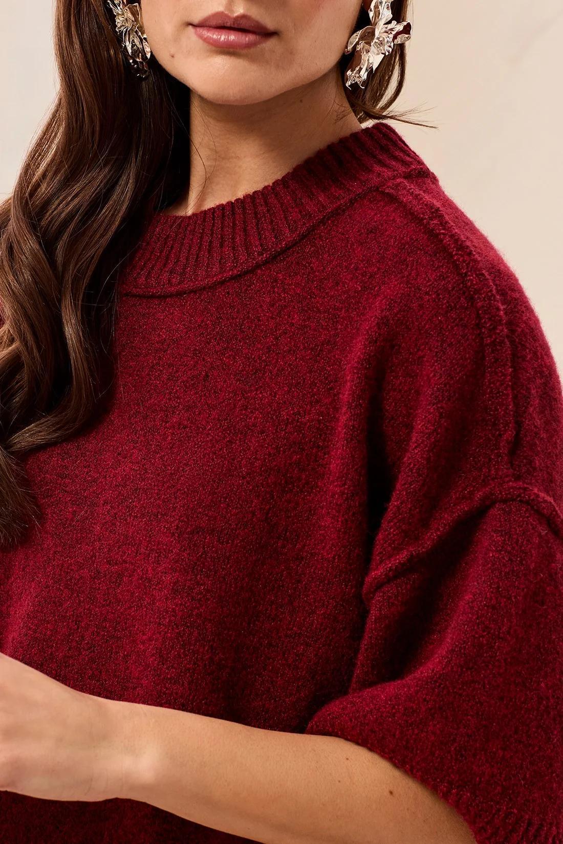Lofty Crewneck Sweater- Pinot