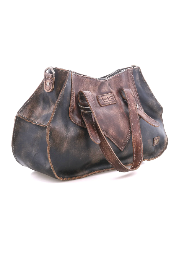Bed Stu Redrock Purse- Black Teak Hand Wash