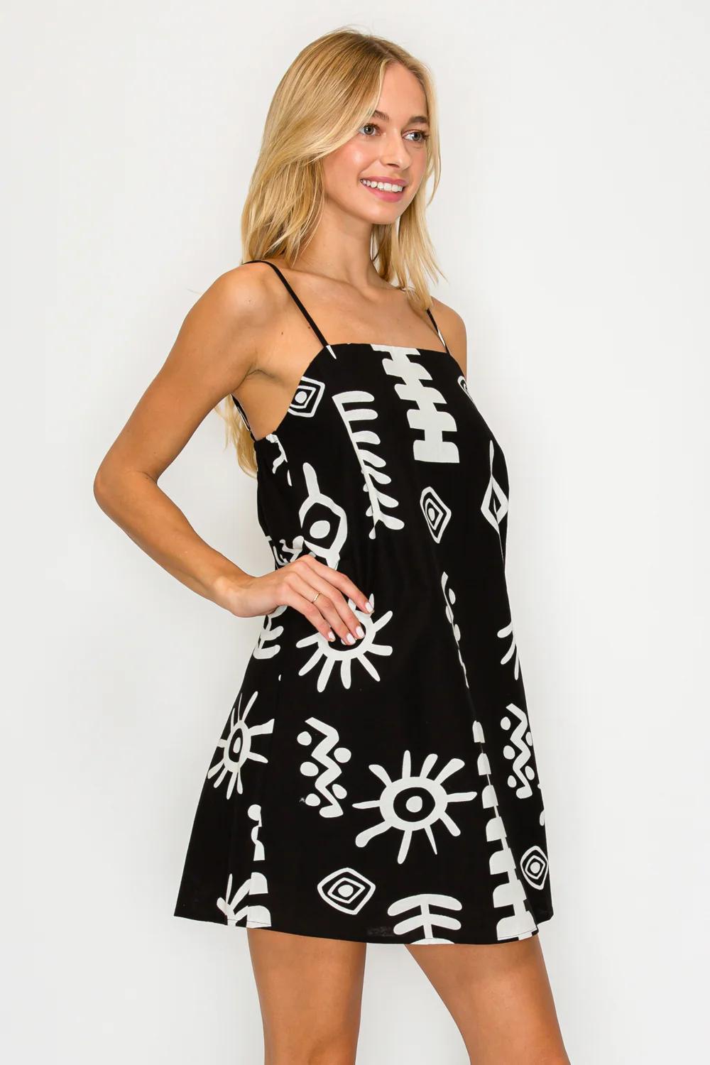 Paros Geometry Shift Dress