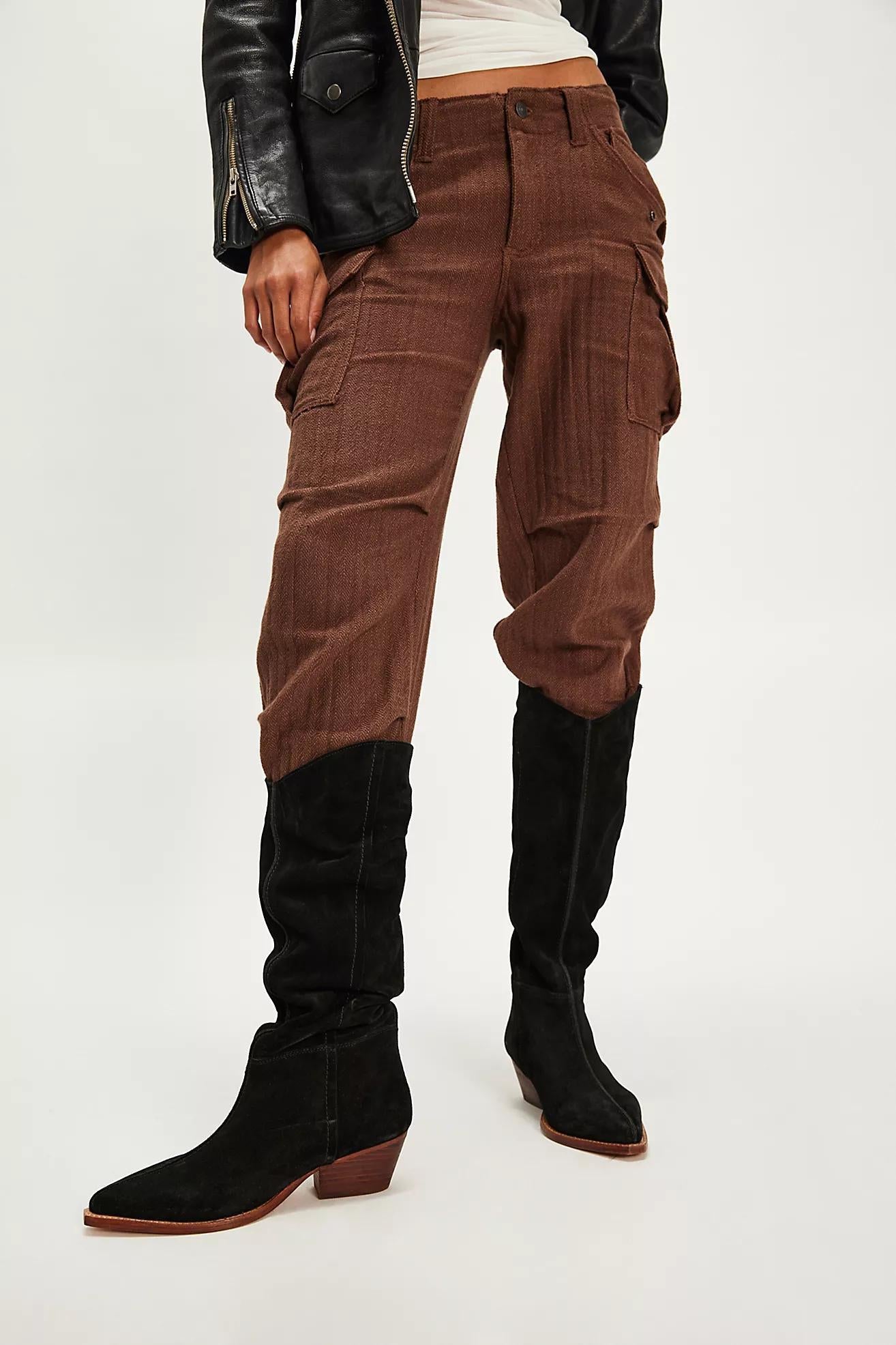 Sway Low Slouch Boot- Black