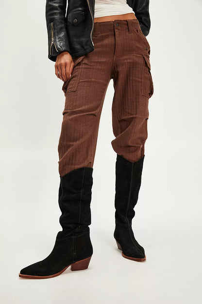 Sway Low Slouch Boot- Black