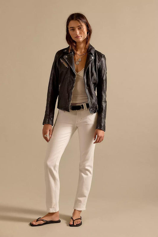 Free People Oracle Denim- White