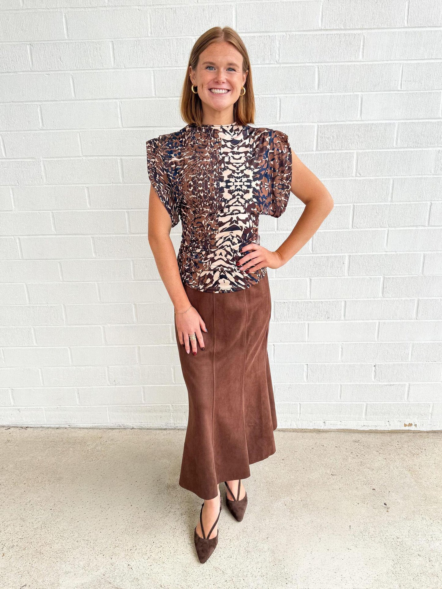 Mock Print Top