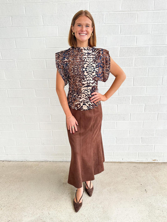 Mock Print Top