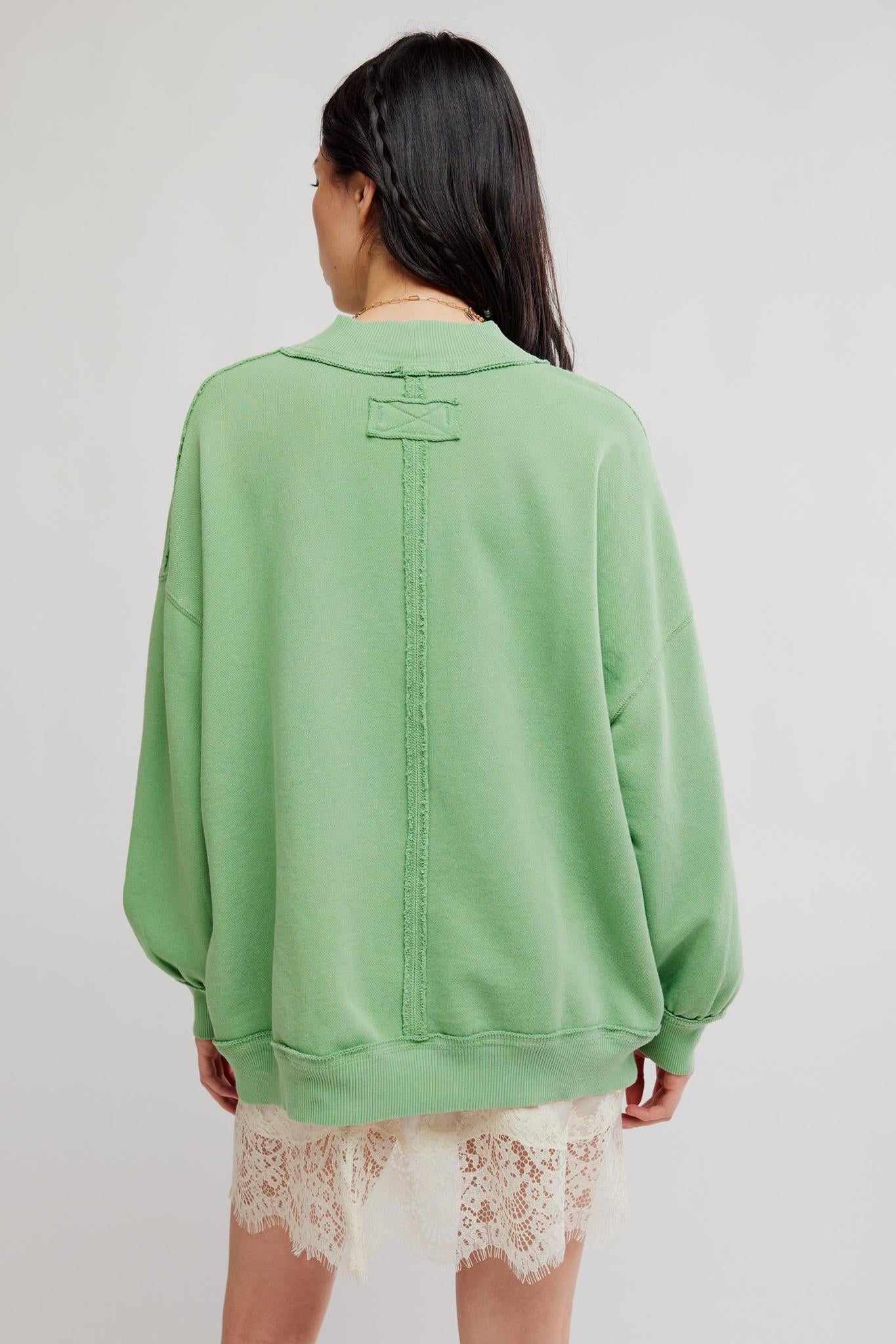 Free People Palm Spring Graphic Pullover
