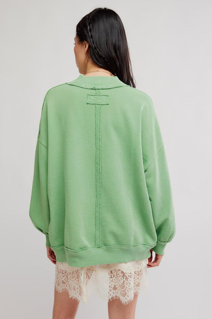 Free People Palm Spring Graphic Pullover