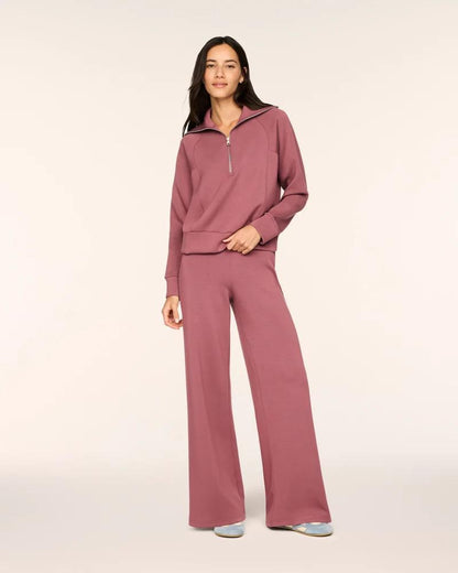 Spanx Wide Leg Pant- Rum Raisin